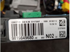 Recambio de caja reles / fusibles para citroën c-elysee (dd_) 1.6 bluehdi 100 referencia OEM IAM 9819849680   2