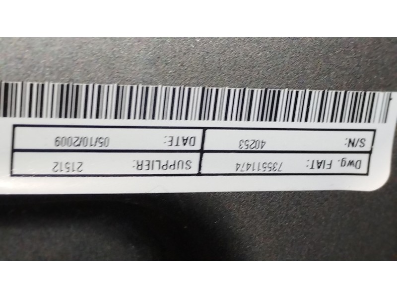 Recambio de columna direccion para fiat 500 (312_) 1.2 (312axa1a) referencia OEM IAM 735511474  