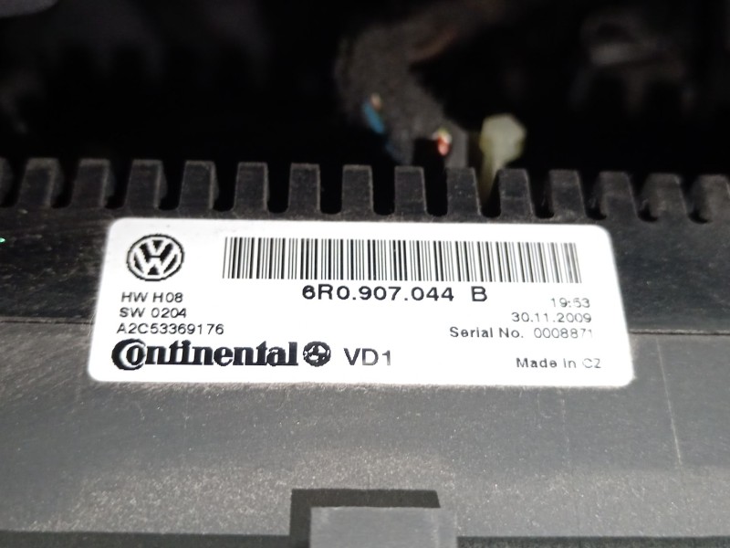 Recambio de mando climatizador para volkswagen polo v (6r1, 6c1) 1.4 (6r1) referencia OEM IAM 6R0907044B  