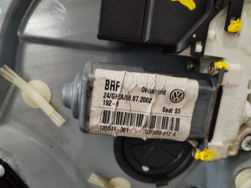 Recambio de elevalunas trasero derecho para seat toledo ii (1m2) 1.9 tdi referencia OEM IAM 1M0839756H 1C0959812A 