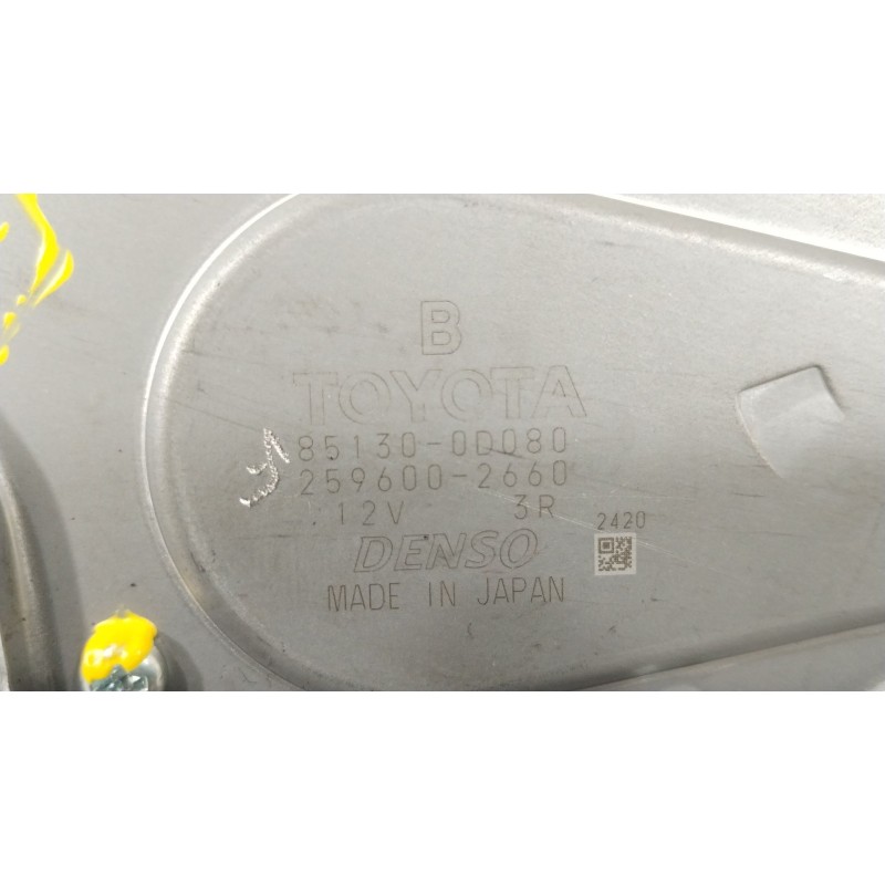 Recambio de motor limpia trasero para toyota yaris (_p13_) 1.4 d (nlp130_) referencia OEM IAM 851300D080 2596002660 