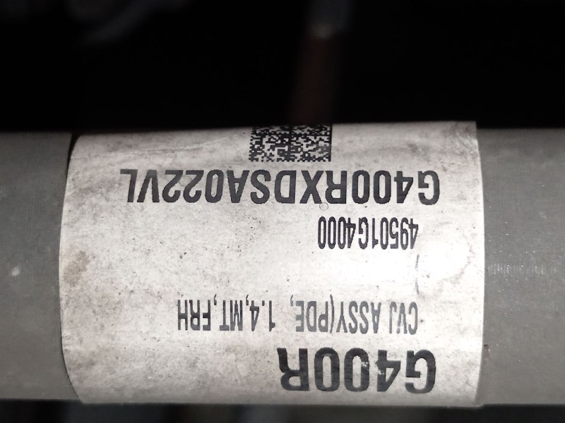 Recambio de transmision delantera derecha para hyundai i30 (pde, pd, pden) 1.5 referencia OEM IAM 49501G4000  