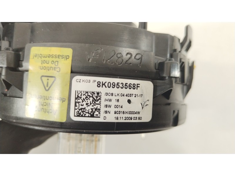 Recambio de anillo airbag para audi a5 sportback (8t) 2.0 tdi (105kw) referencia OEM IAM 8K0953568F  