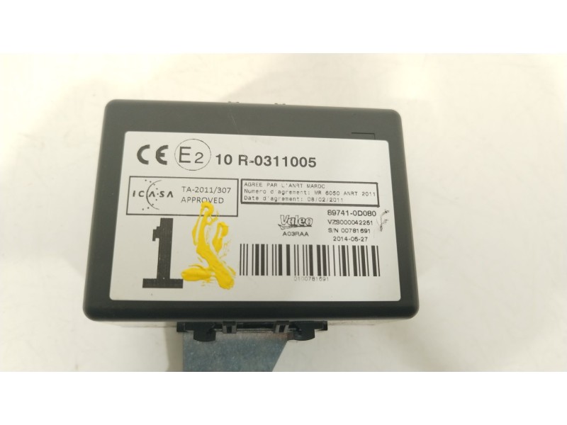 Recambio de modulo electronico para toyota yaris (_p13_) 1.4 d (nlp130_) referencia OEM IAM 897410D080 VZ8000042251 