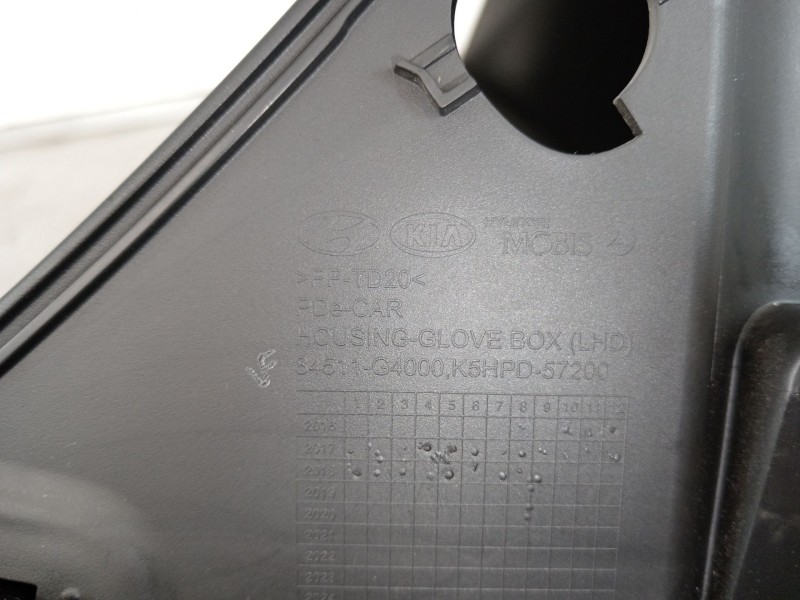 Recambio de guantera para hyundai i30 (pde, pd, pden) 1.0 t-gdi referencia OEM IAM 84511G4000 84510G4000 