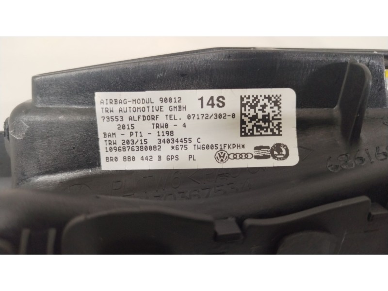 Recambio de airbag lateral trasero derecho para audi q5 (8rb) sq5 tdi quattro referencia OEM IAM 8R0880442B  