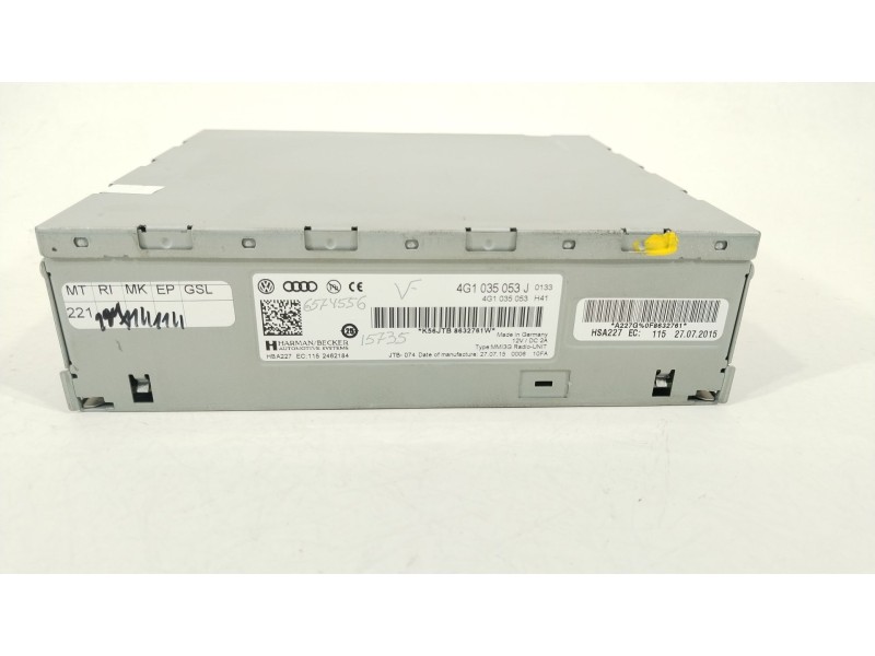 Recambio de sistema audio / radio cd para audi q5 (8rb) sq5 tdi quattro referencia OEM IAM 4G1035053J  