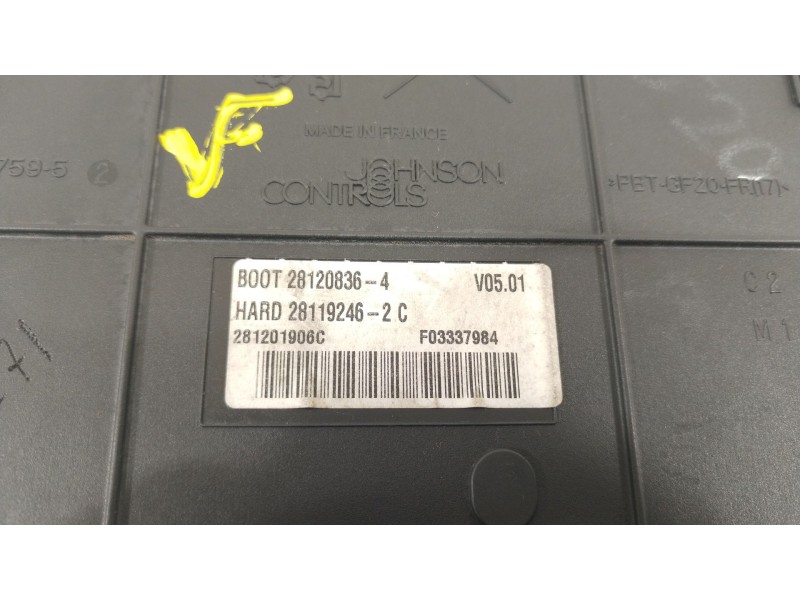 Recambio de caja reles / fusibles para peugeot partner furgoneta/monovolumen 1.6 hdi 16v referencia OEM IAM 9664058780 BSI04EVK0