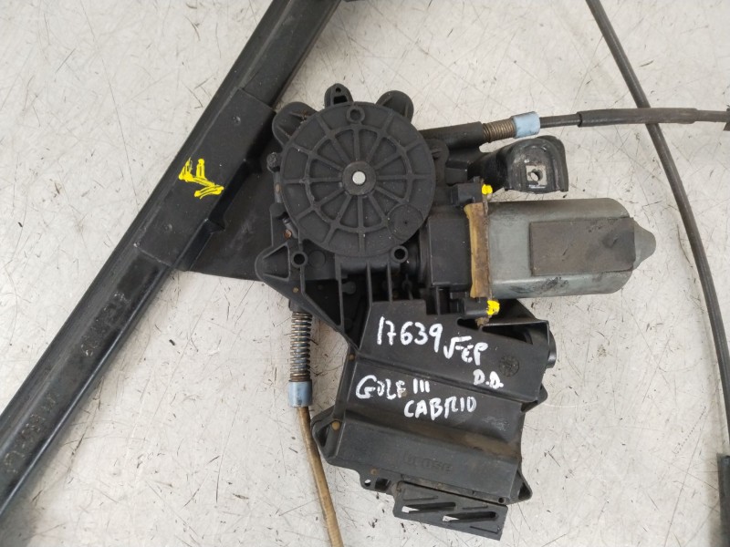 Recambio de elevalunas delantero derecho para volkswagen golf iii cabriolet (1e7) 1.8 referencia OEM IAM 1E0837402 1E0959802 