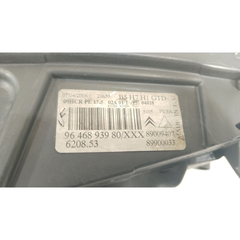 Recambio de faro izquierdo para citroën c4 i (lc_) 1.6 hdi referencia OEM IAM 620853 9646893980 89009407