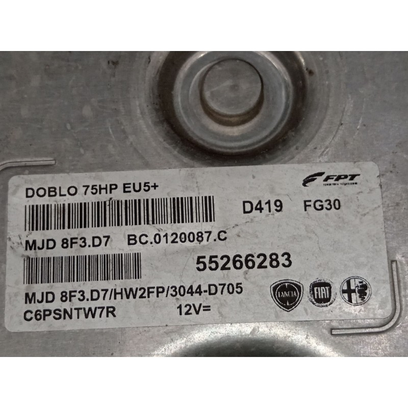 Recambio de centralita motor uce para fiat doblo cargo (263_) 1.3 d multijet referencia OEM IAM 55266283  