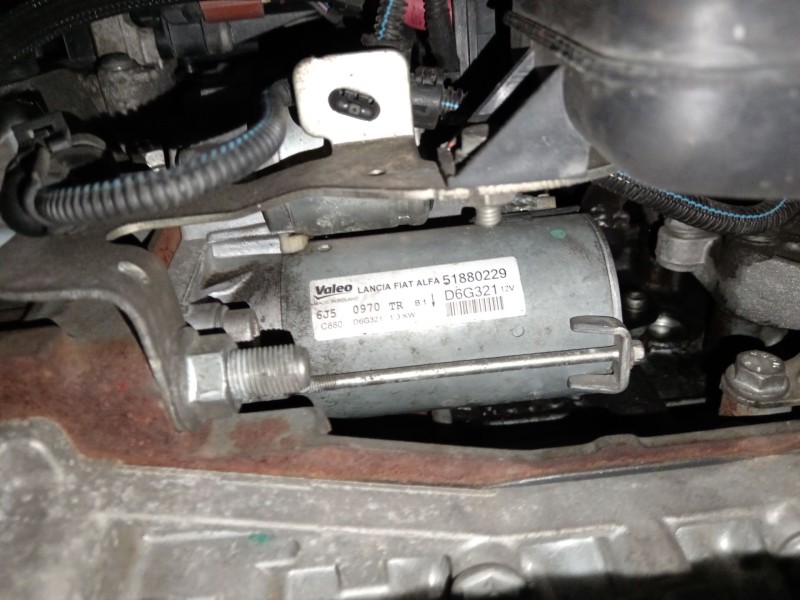 Recambio de motor arranque para fiat doblo cargo (263_) 1.3 d multijet referencia OEM IAM 51880229  