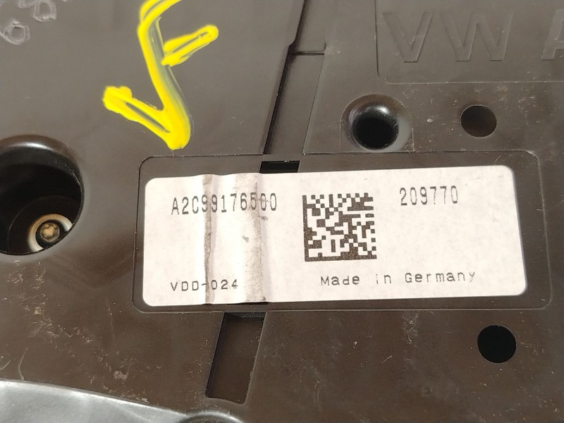 Recambio de cuadro instrumentos para audi a3 sportback (8va, 8vf) 1.0 tfsi referencia OEM IAM 8V0920872N A2C98176500 