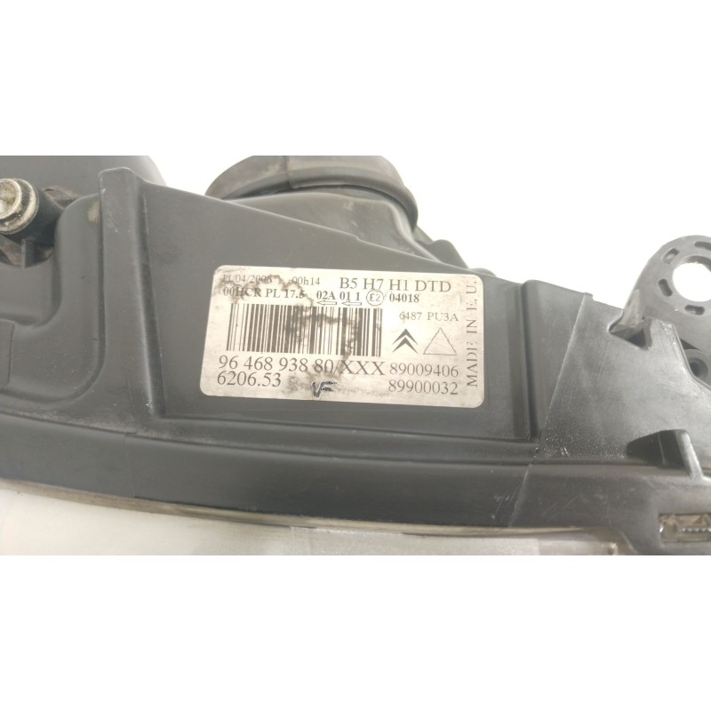 Recambio de faro derecho para citroën c4 i (lc_) 1.6 hdi referencia OEM IAM 620653 9646893880 89009406