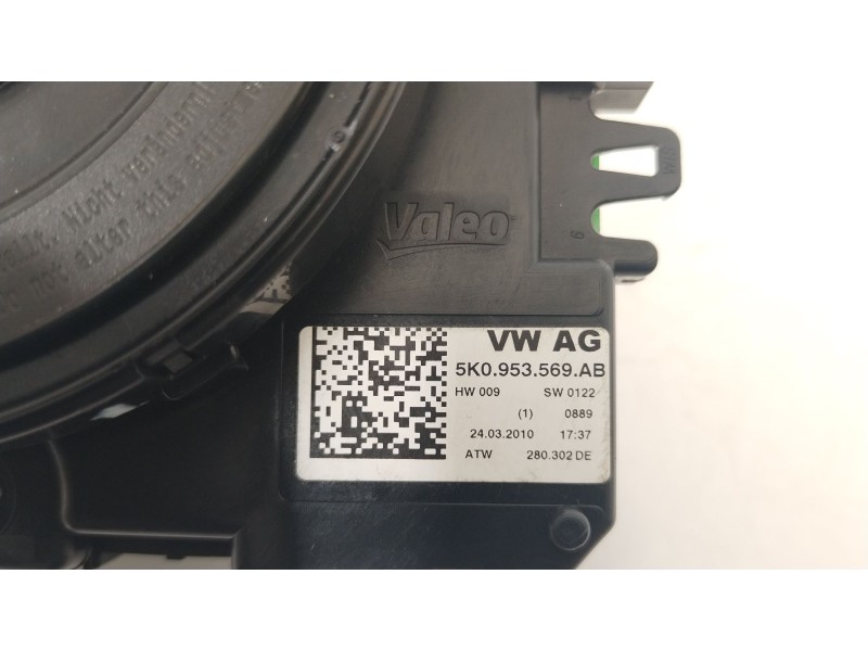 Recambio de anillo airbag para volkswagen passat b6 (3c2) 2.0 tdi 16v referencia OEM IAM 5K0953569AB  