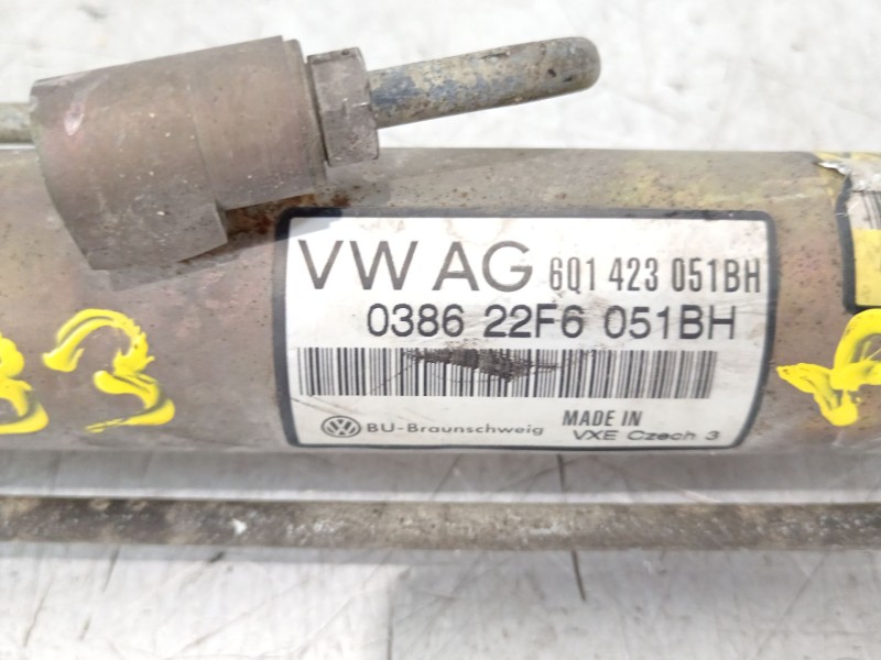 Recambio de cremallera direccion para skoda fabia i (6y2) 1.4 tdi referencia OEM IAM 6Q1423051BH 6Q1423055AE 038622F6051BH