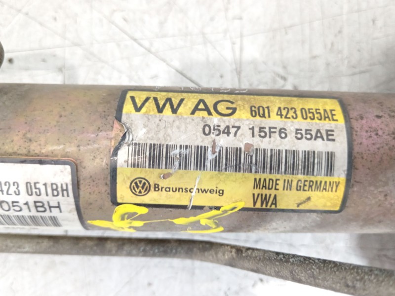 Recambio de cremallera direccion para skoda fabia i (6y2) 1.4 tdi referencia OEM IAM 6Q1423051BH 6Q1423055AE 038622F6051BH