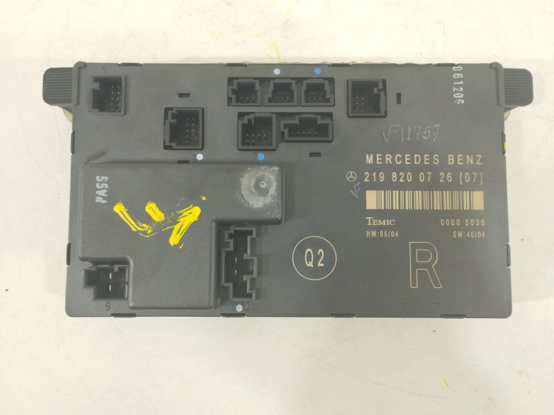 Recambio de modulo electronico para mercedes-benz clase cls (w219) 350 cgi (219.357) referencia OEM IAM 2198200726 00005030 
