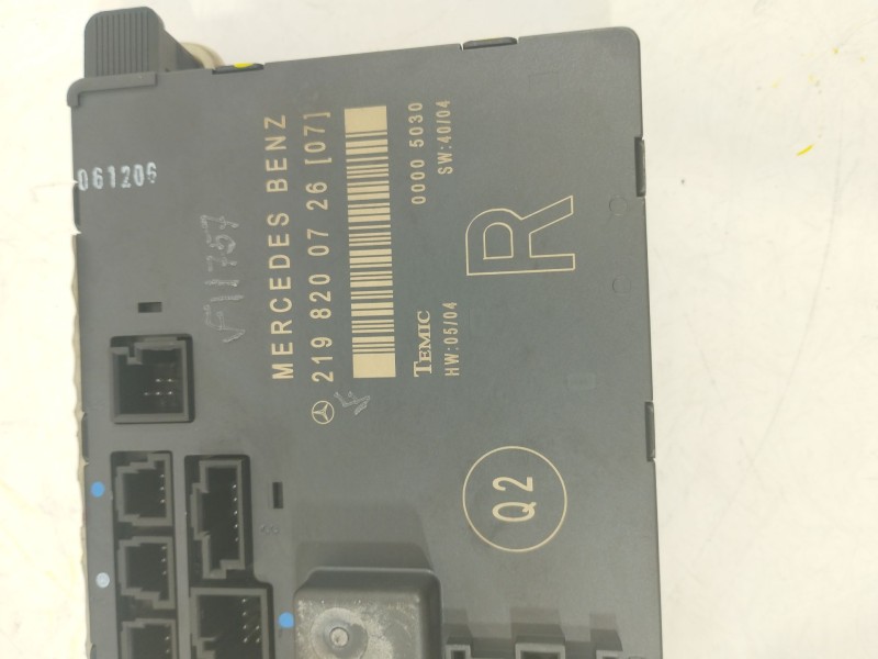 Recambio de modulo electronico para mercedes-benz clase cls (w219) 350 cgi (219.357) referencia OEM IAM 2198200726 00005030 