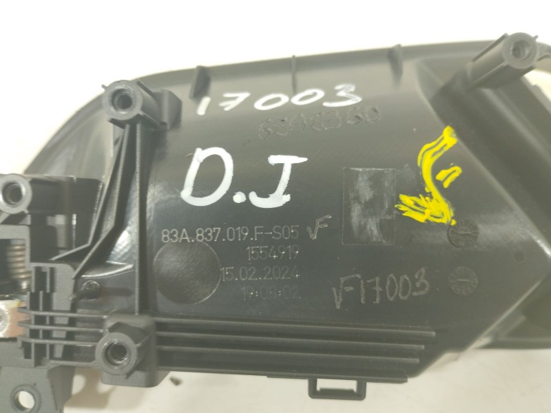Recambio de maneta interior delantera izquierda para audi q3 (f3b) 35 tdi referencia OEM IAM 83A837019F 1554919 
