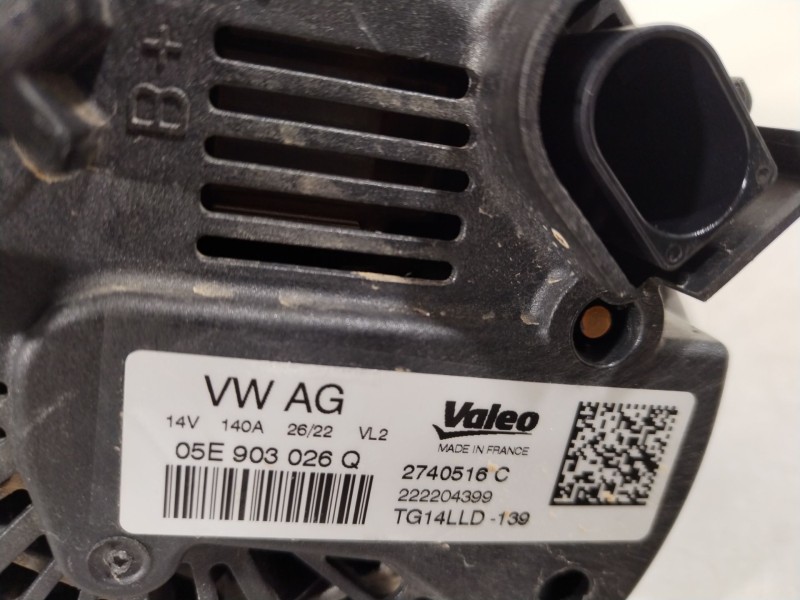 Recambio de alternador para seat ibiza (kj1) fr ib referencia OEM IAM 05E903026Q TG14LLD139 