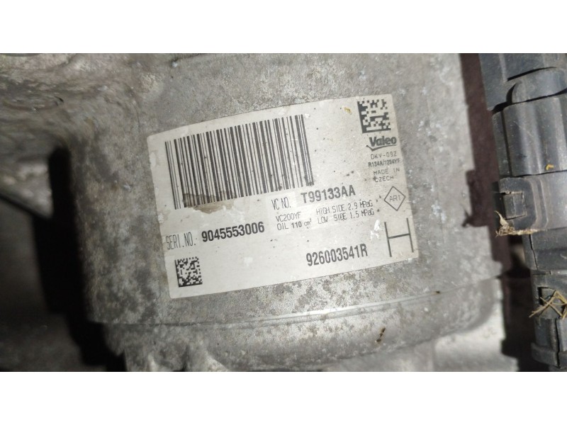 Recambio de compresor aire acondicionado para dacia sandero ii (b8_) tce 90 (b8m1, b8ma) referencia OEM IAM 926003541R  