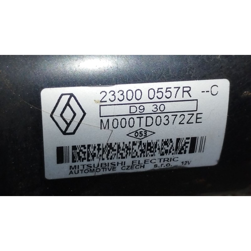 Recambio de motor arranque para dacia sandero ii (b8_) tce 90 (b8m1, b8ma) referencia OEM IAM 233000557R M000TD0372ZE 