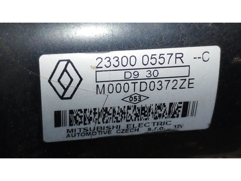 Recambio de motor arranque para dacia sandero ii (b8_) tce 90 (b8m1, b8ma) referencia OEM IAM 233000557R M000TD0372ZE 