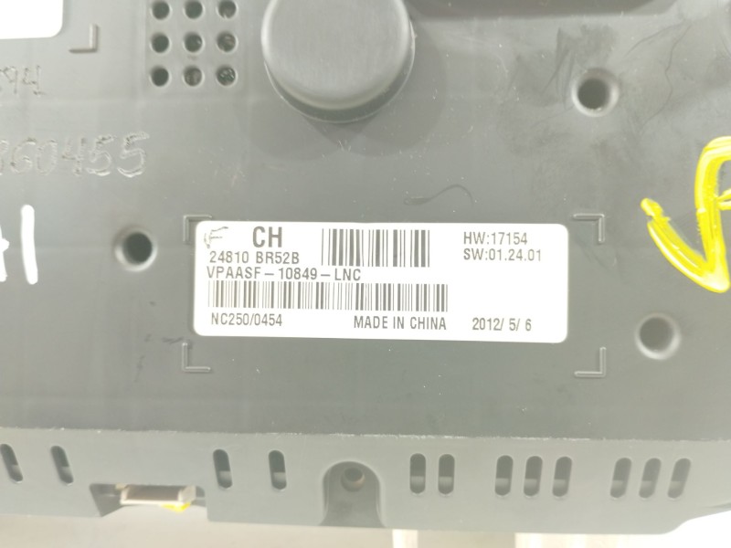 Recambio de cuadro instrumentos para nissan qashqai i (j10, nj10) 1.6 dci referencia OEM IAM 24810BR52B  