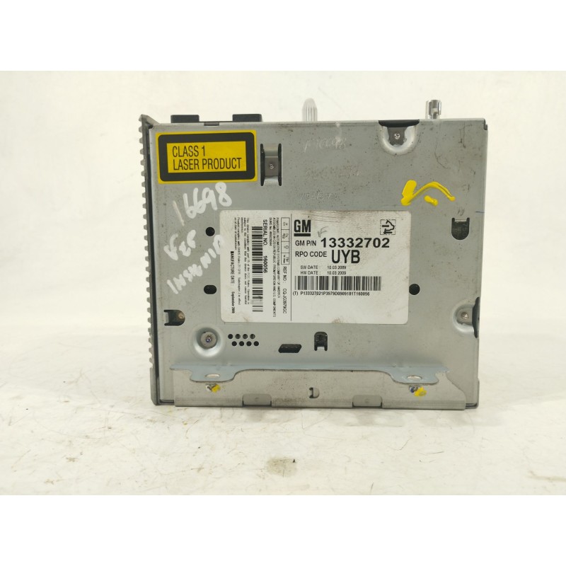 Recambio de sistema audio / radio cd para opel insignia a (g09) 2.0 cdti (68) referencia OEM IAM 13332702  