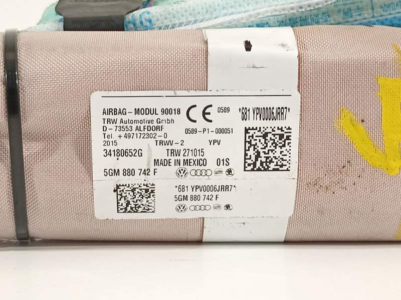 AIRBAG CORTINA DELANTERO DERECHO 5gm880742f 