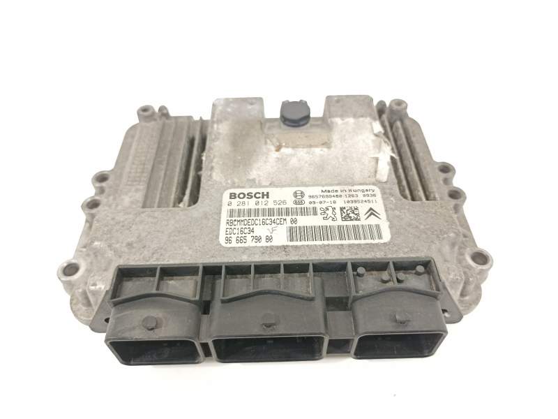 CENTRALITA MOTOR UCE 9666579080 281012526 EDC16
