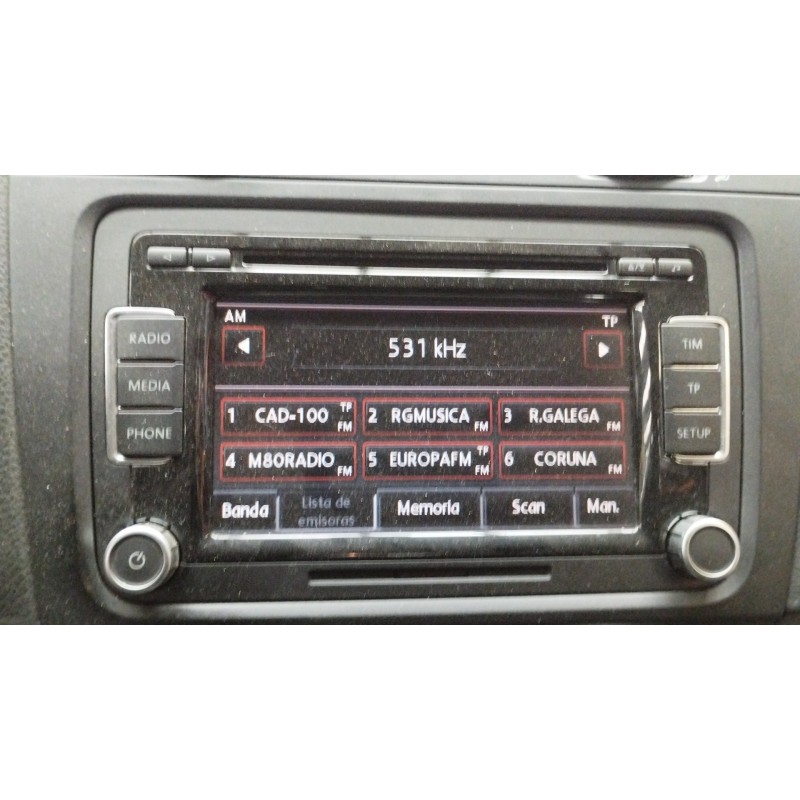 Recambio de sistema audio / radio cd para volkswagen golf vi variant (aj5) advance referencia OEM IAM   