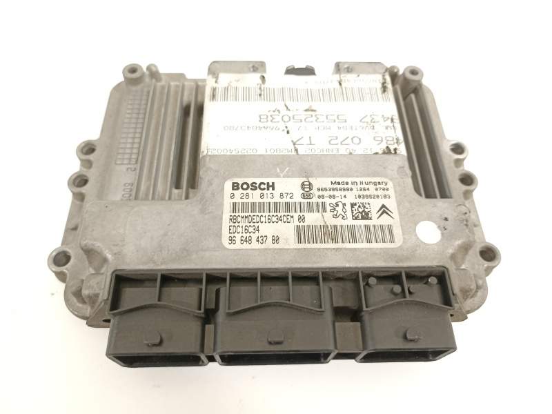 CENTRALITA MOTOR UCE 9664843780 0281013872 9653958980