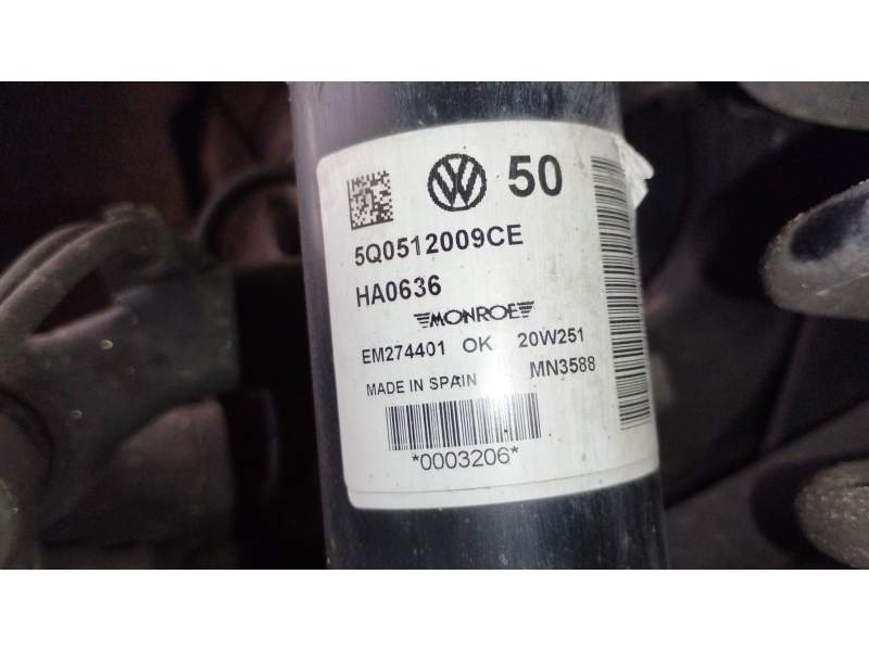 AMORTIGUADOR TRASERO IZQUIERDO 5Q0512009CE 