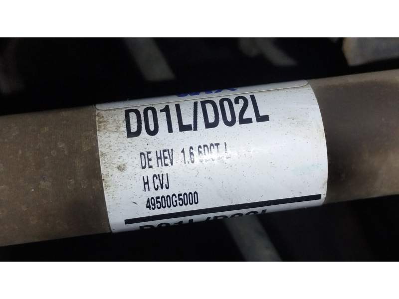 TRANSMISION DELANTERA IZQUIERDA 49500G5000 