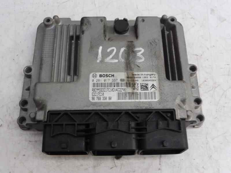 CENTRALITA MOTOR UCE 9676833080 0281017337 EDC17C10