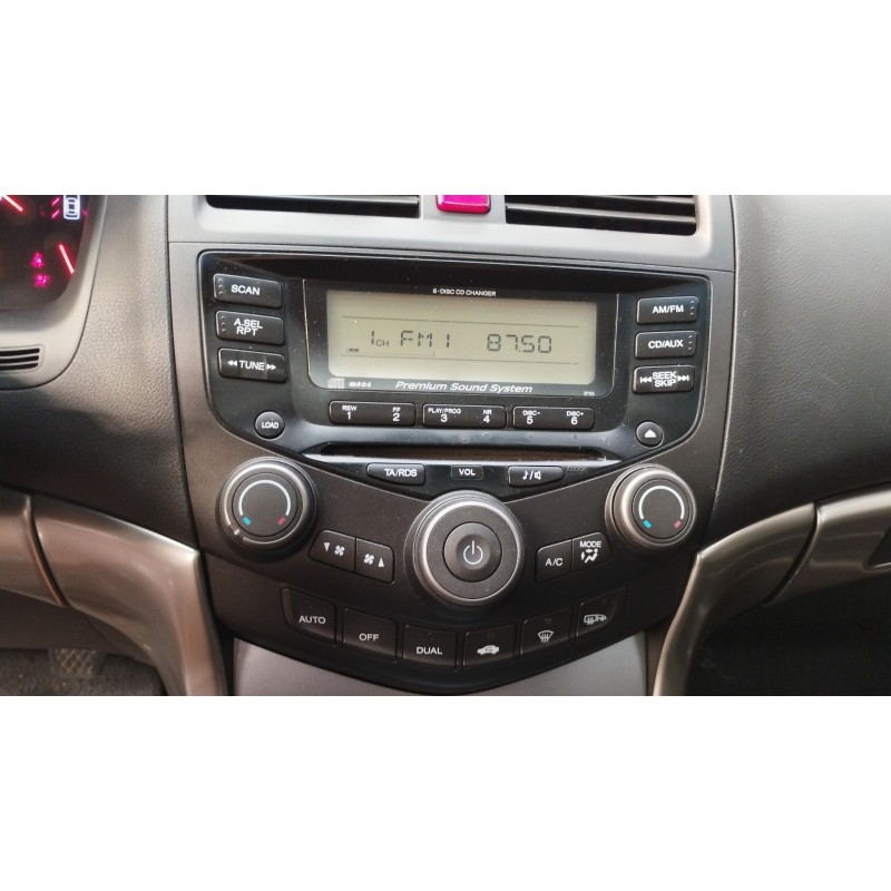 Recambio de sistema audio / radio cd para honda accord berlina (cl/cn) 2.2i ctdi executive referencia OEM IAM   