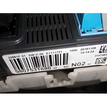 CAJA RELES / FUSIBLES 9807531680 BSIN02 