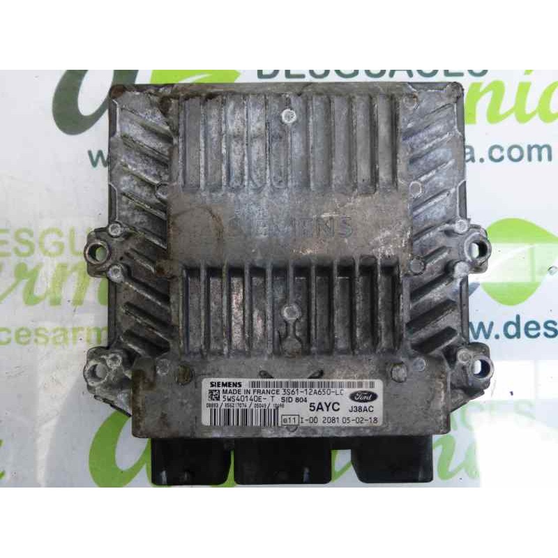 Recambio de centralita motor uce para ford fiesta (cbk) 1.4 tdci cat referencia OEM IAM 3S6112A650LC 5WS40140E SID804