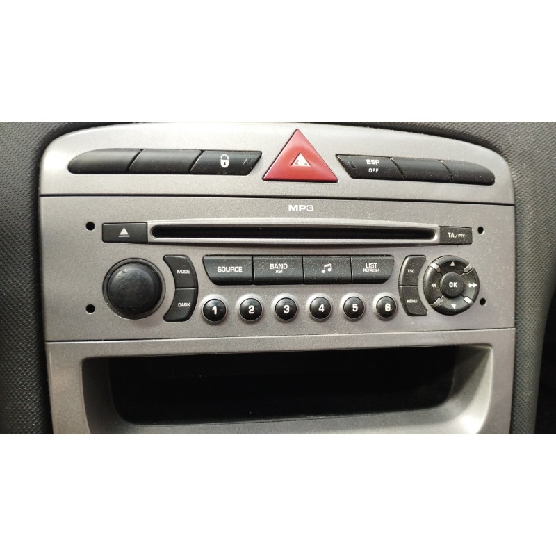 Recambio de sistema audio / radio cd para peugeot 308 confort referencia OEM IAM   