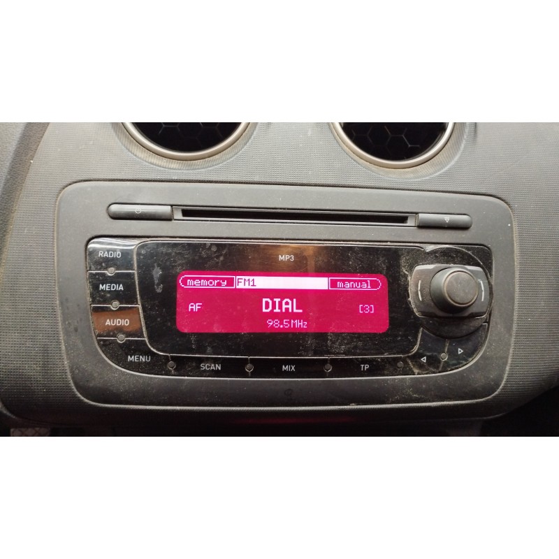 Recambio de sistema audio / radio cd para seat ibiza sc (6j1) fr i-tech 30  aniversario referencia OEM IAM 6J0035156 6J0035156BGY