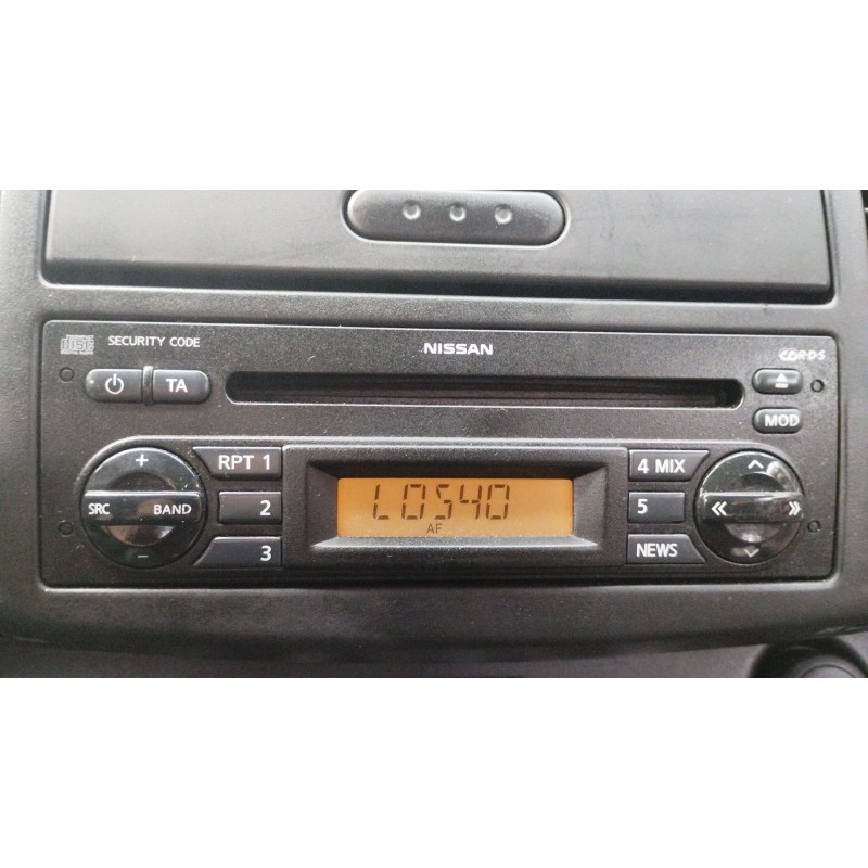 Recambio de sistema audio / radio cd para nissan micra (k12e) acenta referencia OEM IAM   