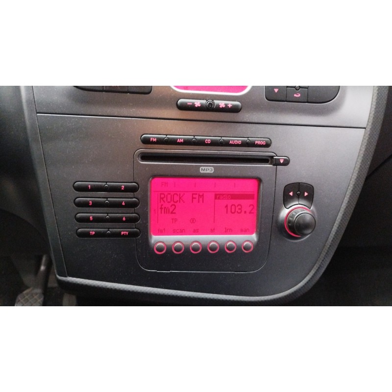 Recambio de sistema audio / radio cd para seat leon (1p1) reference referencia OEM IAM   