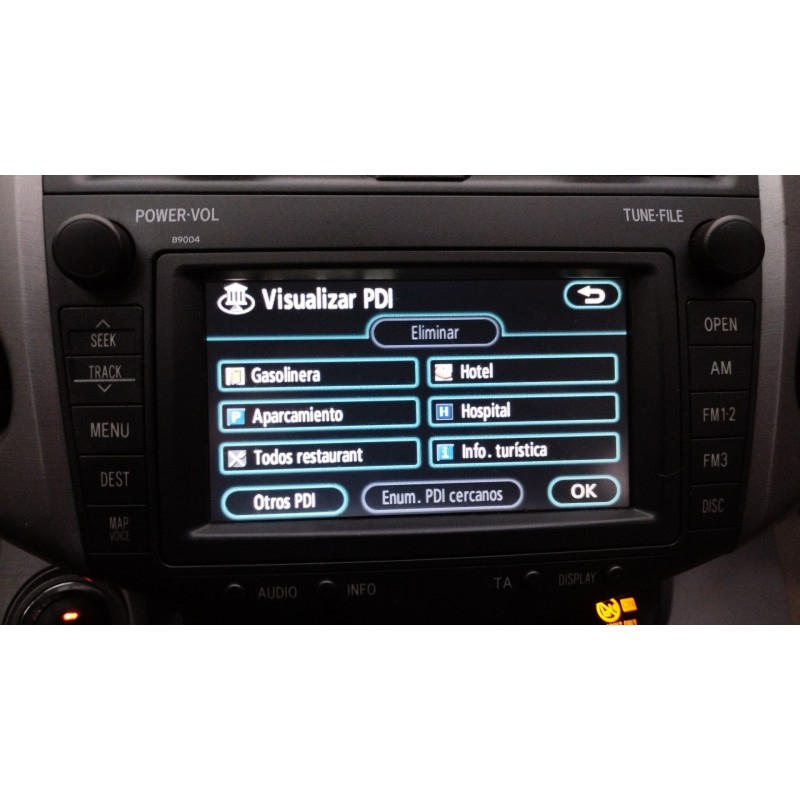 Recambio de sistema navegacion gps para toyota rav 4 (a3) executive referencia OEM IAM   