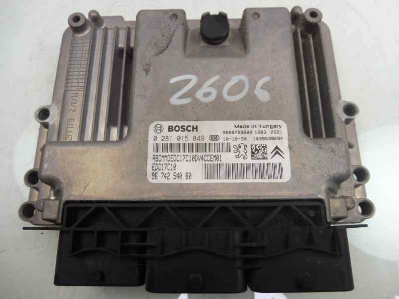 CENTRALITA MOTOR UCE 9674254080 0281015849 EDC17C10