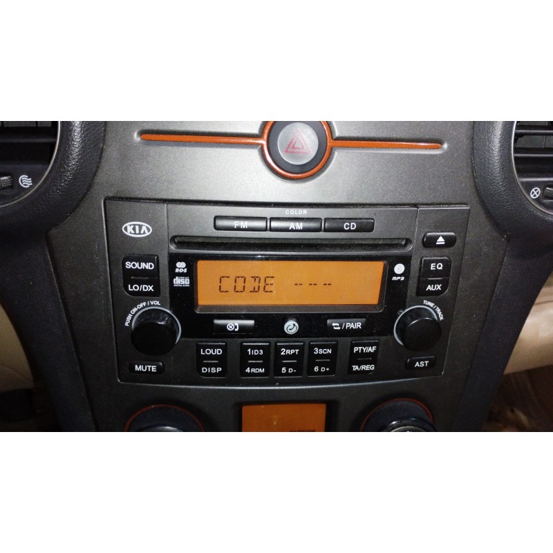 Recambio de sistema audio / radio cd para kia carens (un) concept referencia OEM IAM   