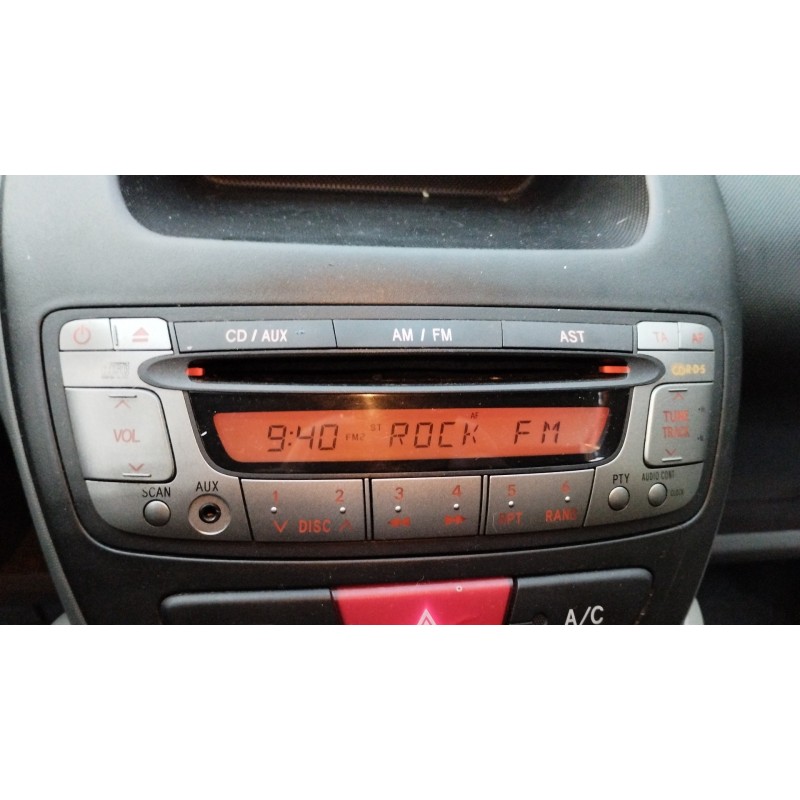 Recambio de sistema audio / radio cd para toyota aygo (kgb/wnb) básico referencia OEM IAM   