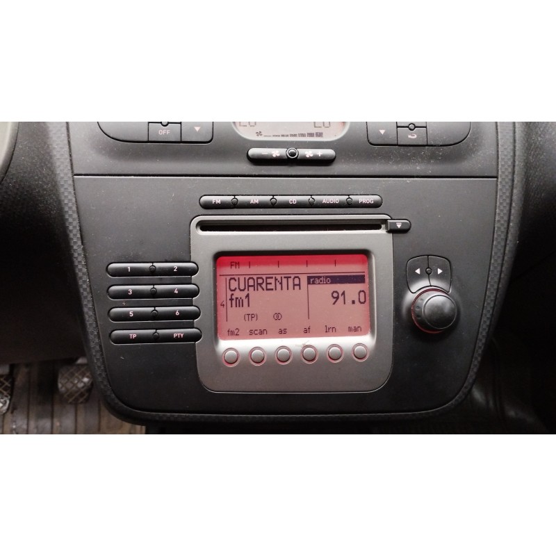 Recambio de sistema audio / radio cd para seat altea (5p1) reference referencia OEM IAM   