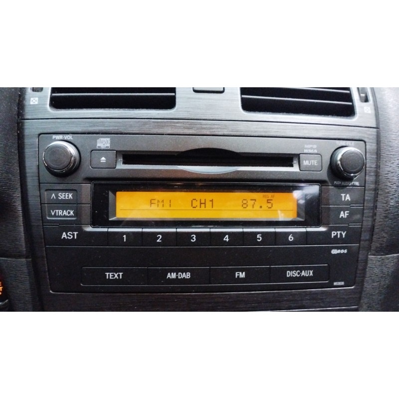 Recambio de sistema audio / radio cd para toyota avensis (t27) active referencia OEM IAM   